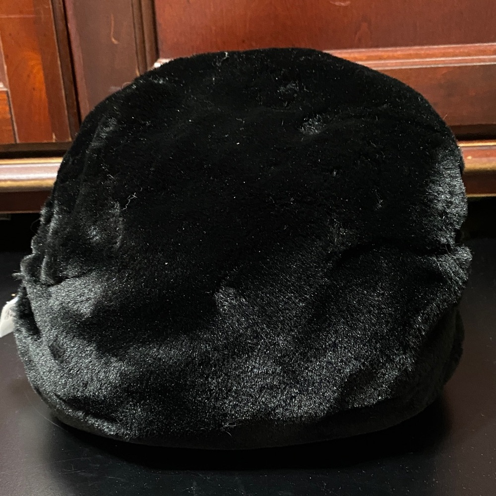 Nordstrom Luxurious Black Velvet Muff